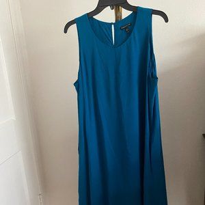 Eileen Fisher Slip Dress Teal